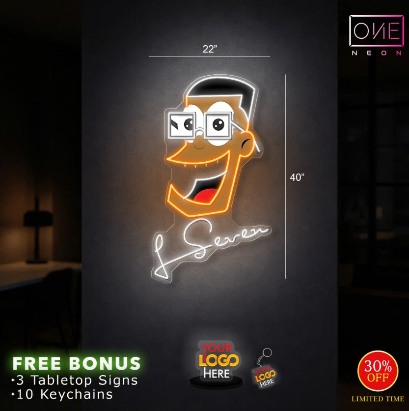 Seven logo | LED Neon Sign