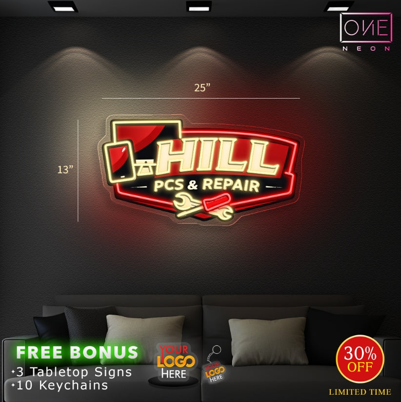 Hill pcs & repair | LED Neon Sign