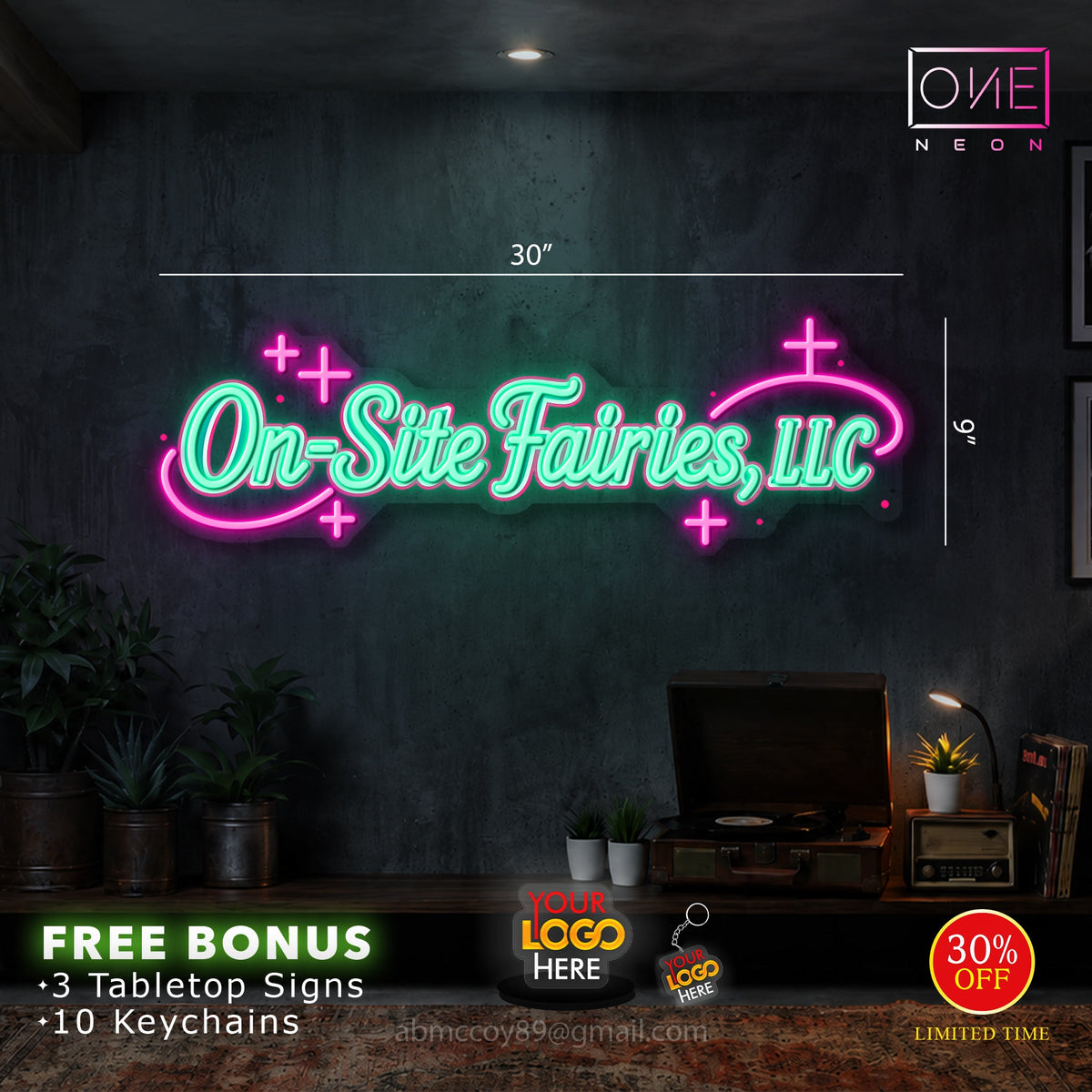 ON-SITE FAIRIES LLC | LED Neon Sign