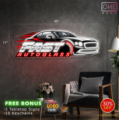 FAST AUTOGLASS | LED Neon Sign