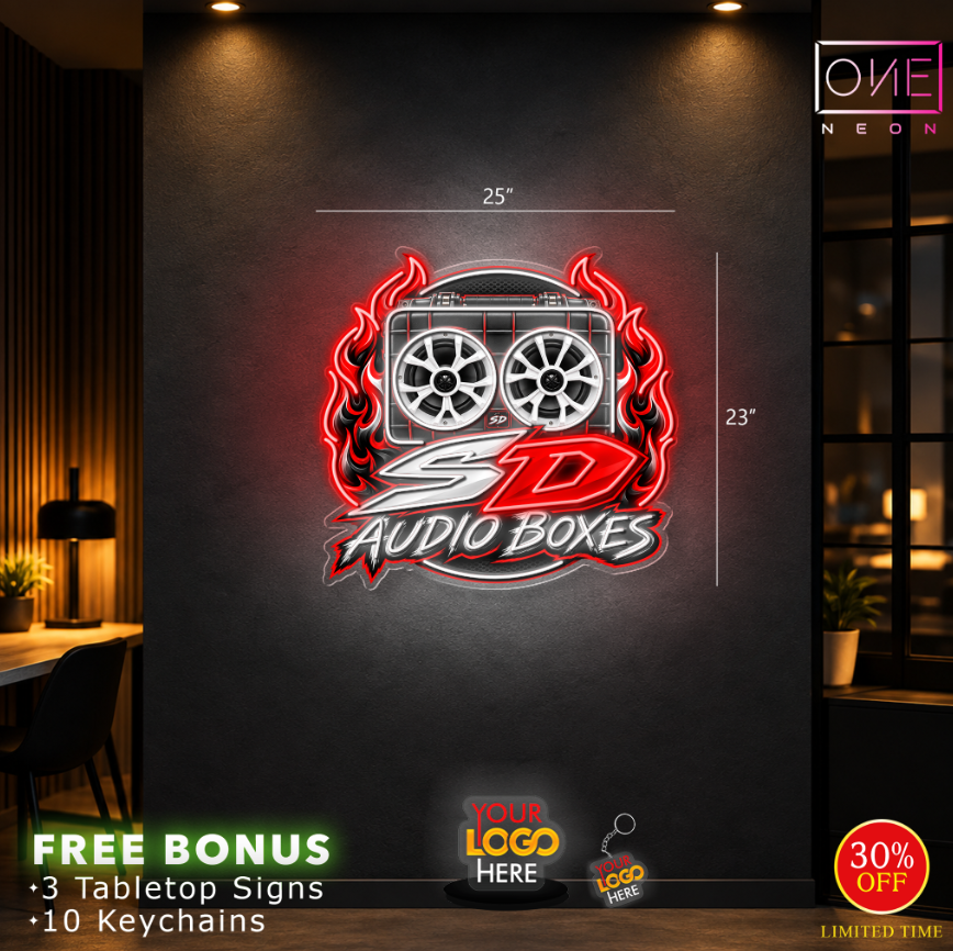 SD AUDIO BOXES| LED Neon Sign