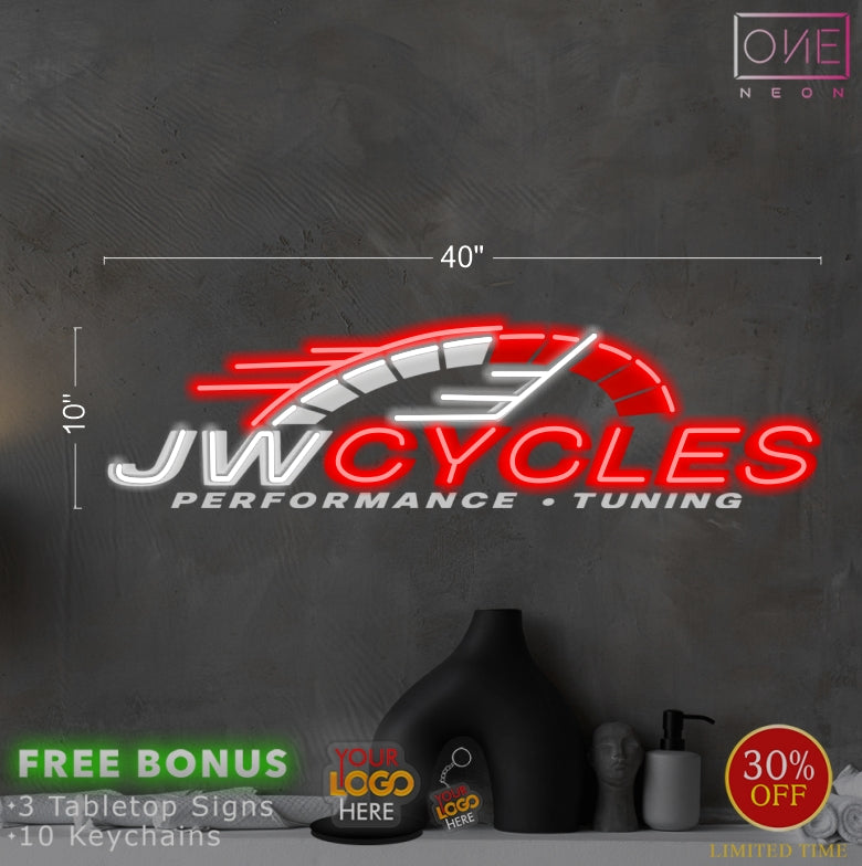 JW CYCLES | LED Neon Sign