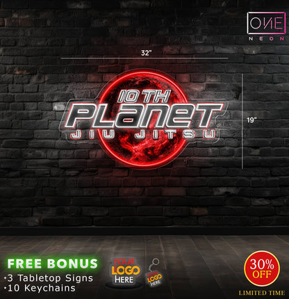 10th Planet Jiu Jitsu | LED Neon Sign