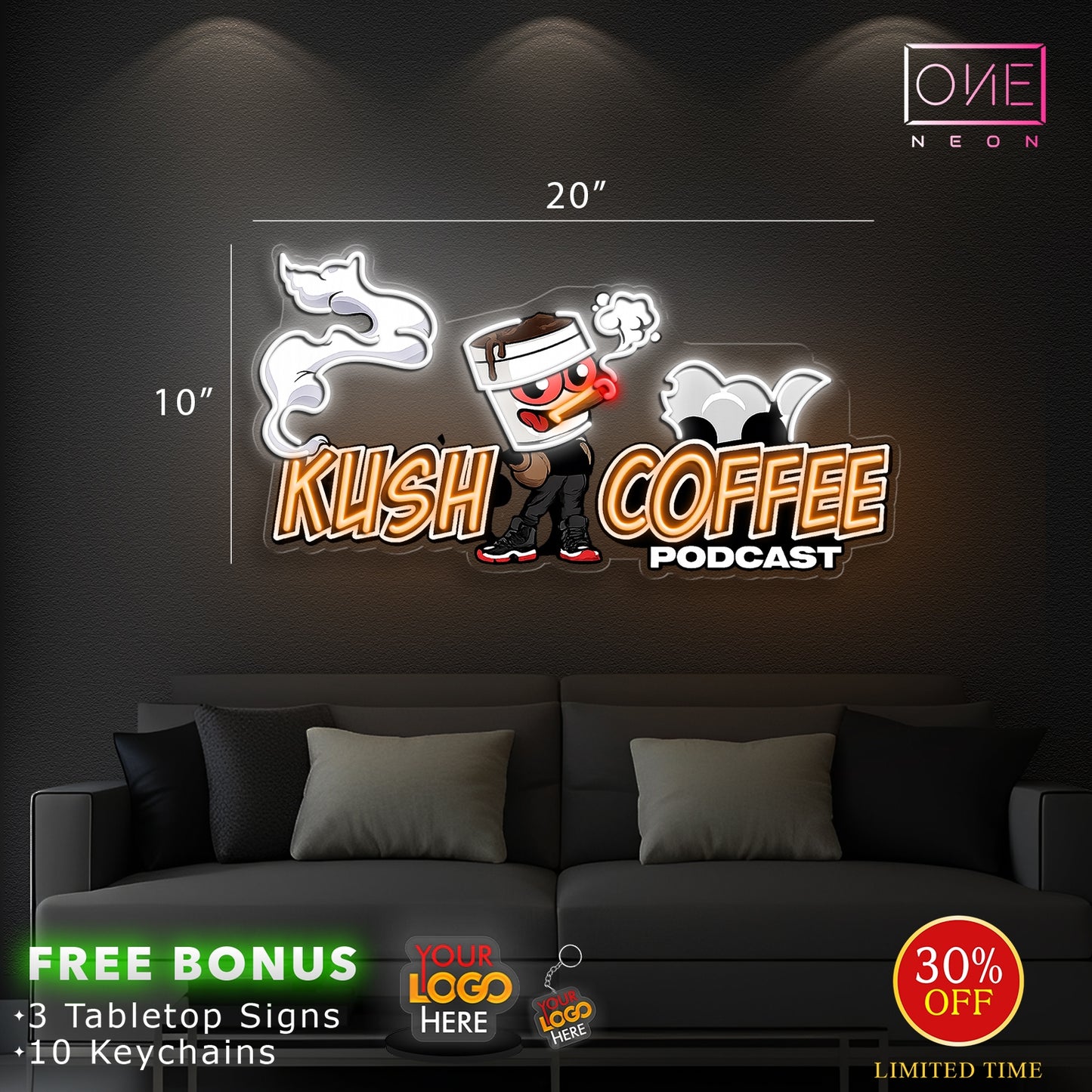 KUSH COFFEE | LED Neon Sign