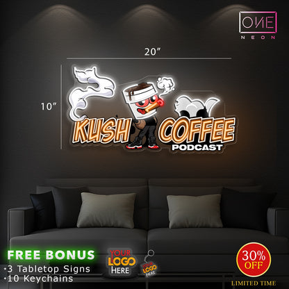 KUSH COFFEE | LED Neon Sign