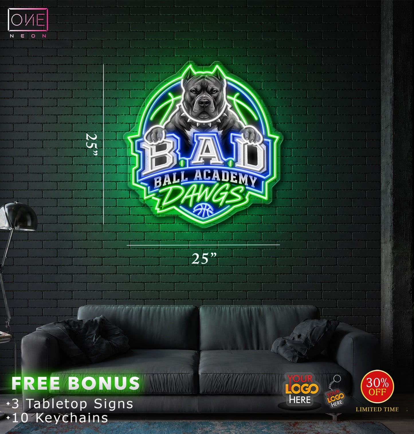 DAWGS | LED Neon Sign