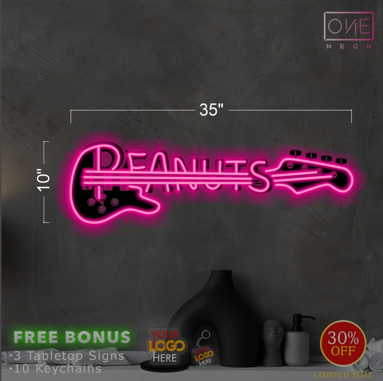 Enseigne néon LED œuvre d'art Tatoueur