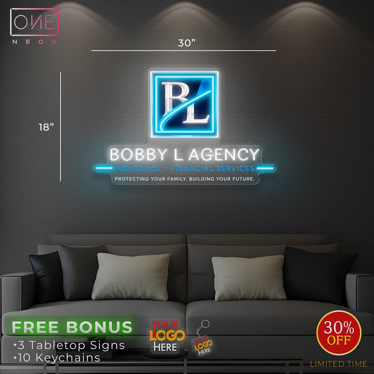 BOBBY L AGENCY | LED Neon Sign