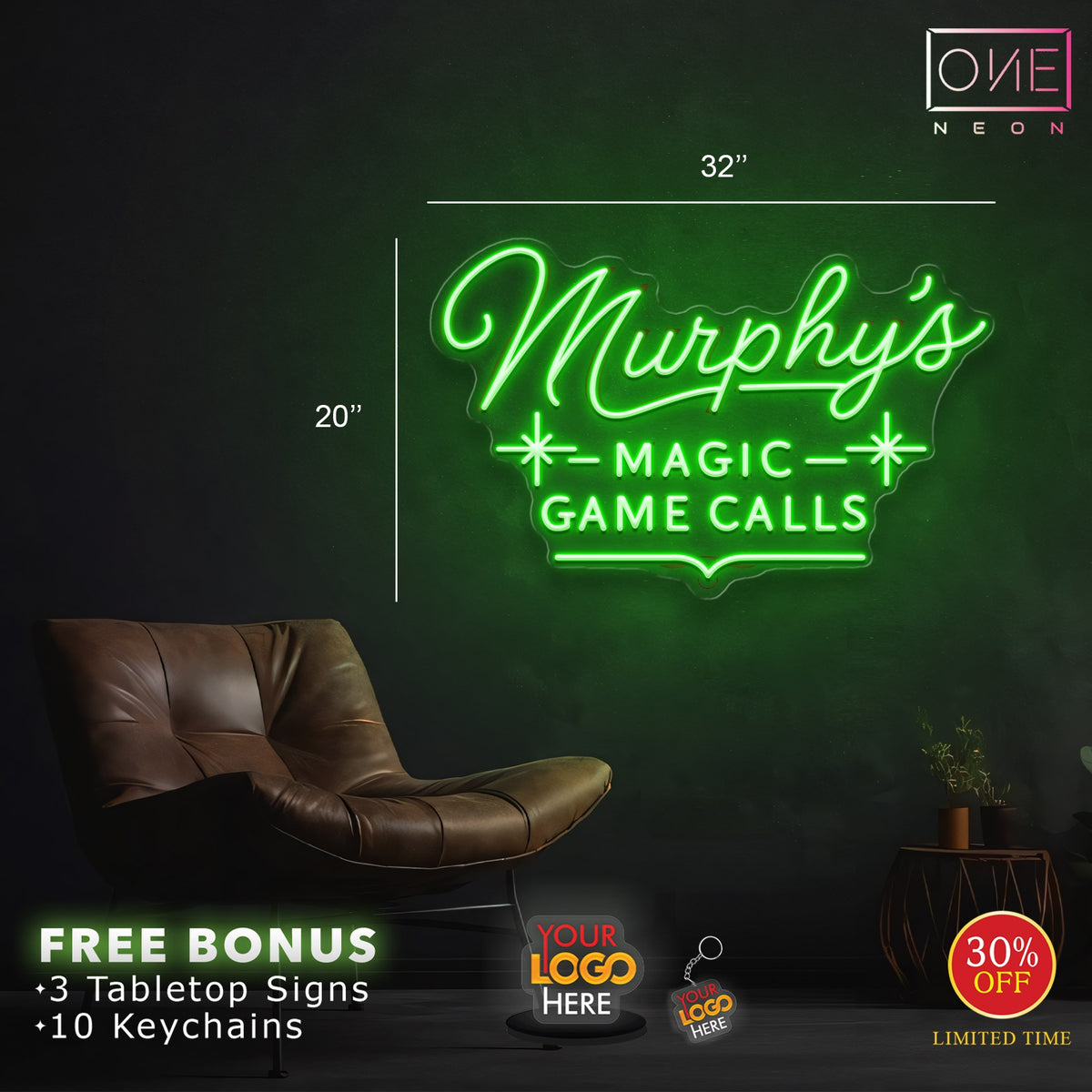 Murphy's magic game call | LED Neon Sign