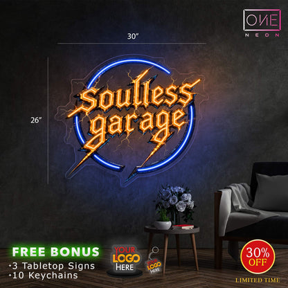 SOULLESS GARAGE | LED Neon Sign