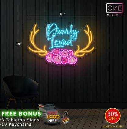 Dearly loved | LED Neon Sign