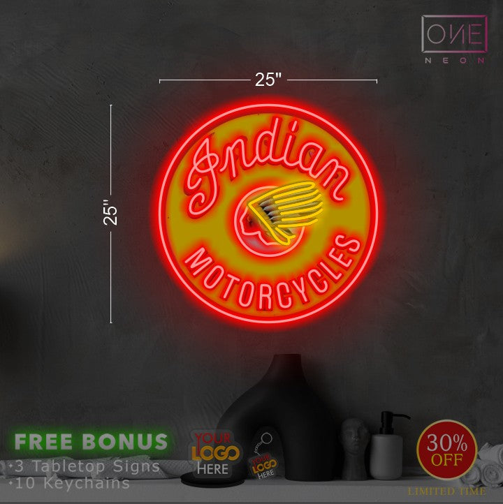 Enseigne néon LED œuvre d'art Tatoueur
