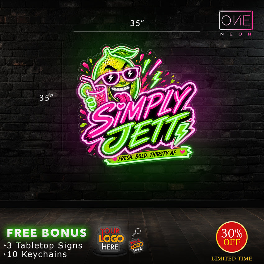 Simply Jett | LED Neon Sign