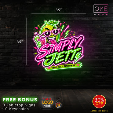 Simply Jett | LED Neon Sign
