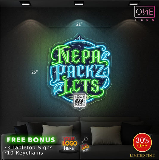 Nepa Packz LCTS | LED Neon Sign