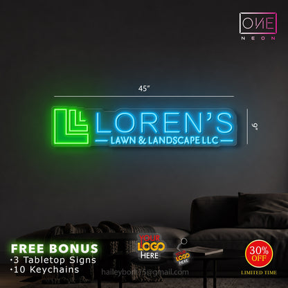 Loren's Lawn & Landscape LLC  | LED Neon Sign