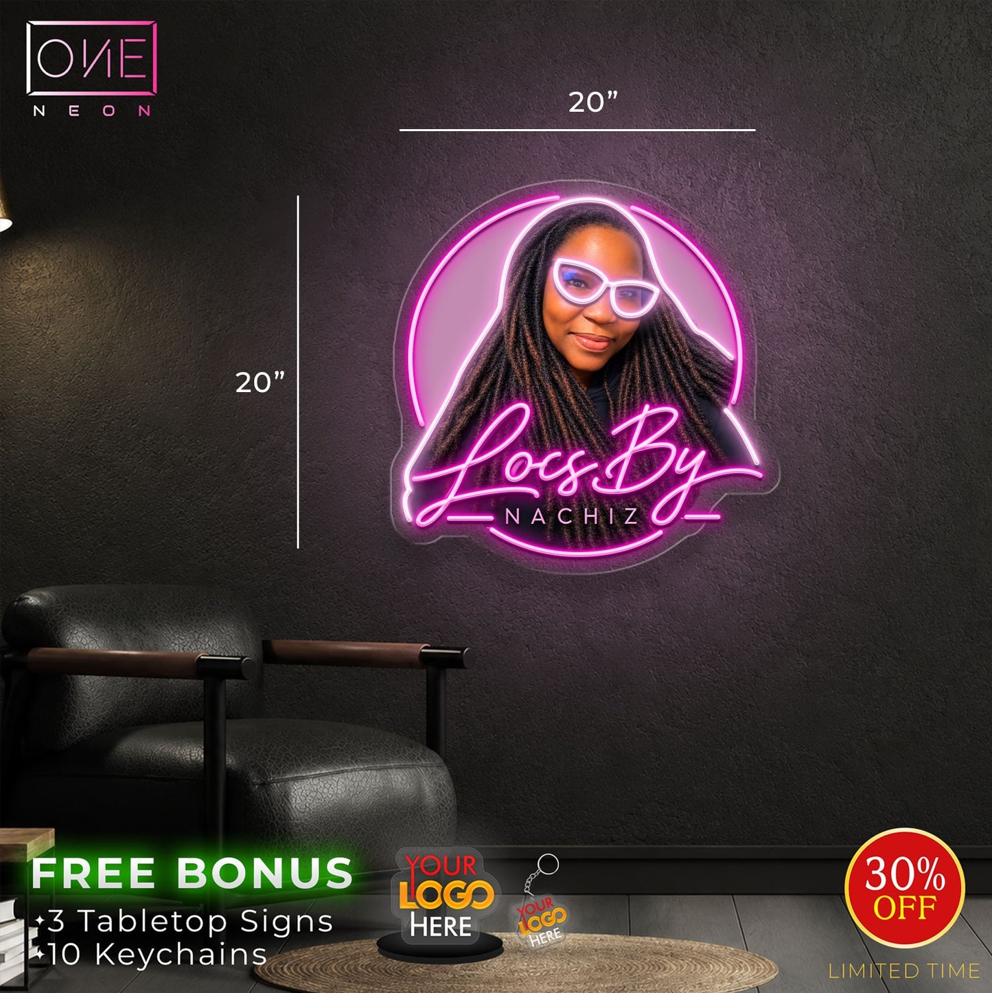Locs by Nachiz | LED Neon Sign