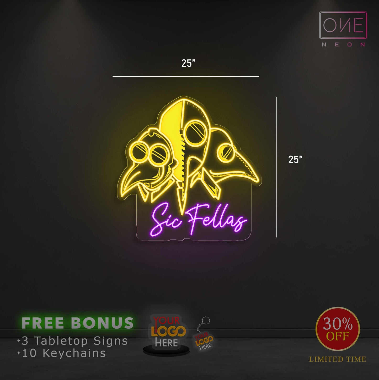 Sic Fellas | LED Neon Sign