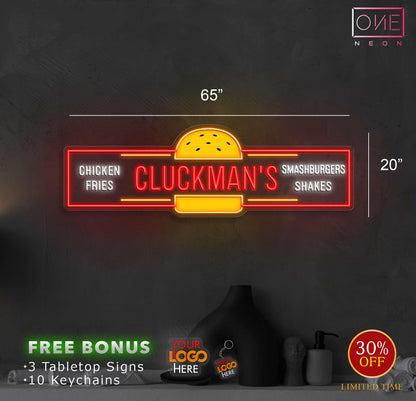 Michael Gluckman Custom Signs | 4 LED Neon Signs