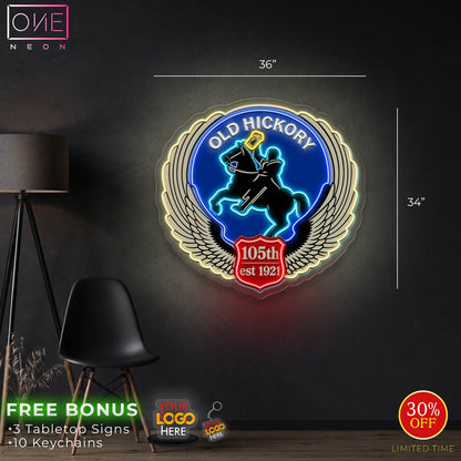 Enseigne néon LED œuvre d'art Tatoueur