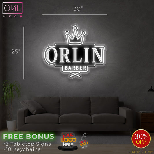 Orlin Barber | LED Neon Sign