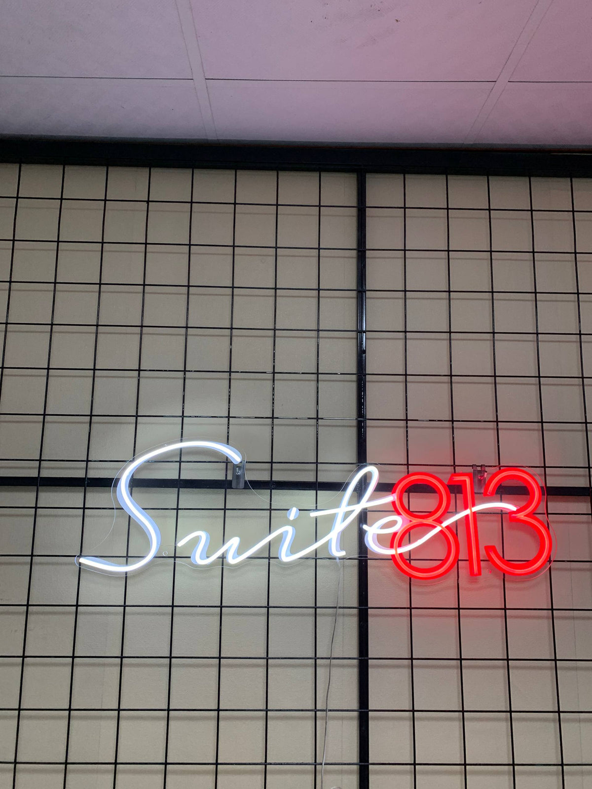 Enseigne néon LED œuvre d'art Tatoueur