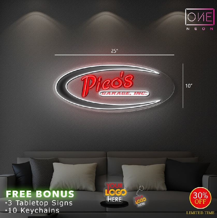 Pico's GARAGE | LED Neon Sign (5 signs)