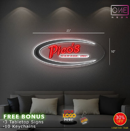 Pico's GARAGE | LED Neon Sign (5 signs)