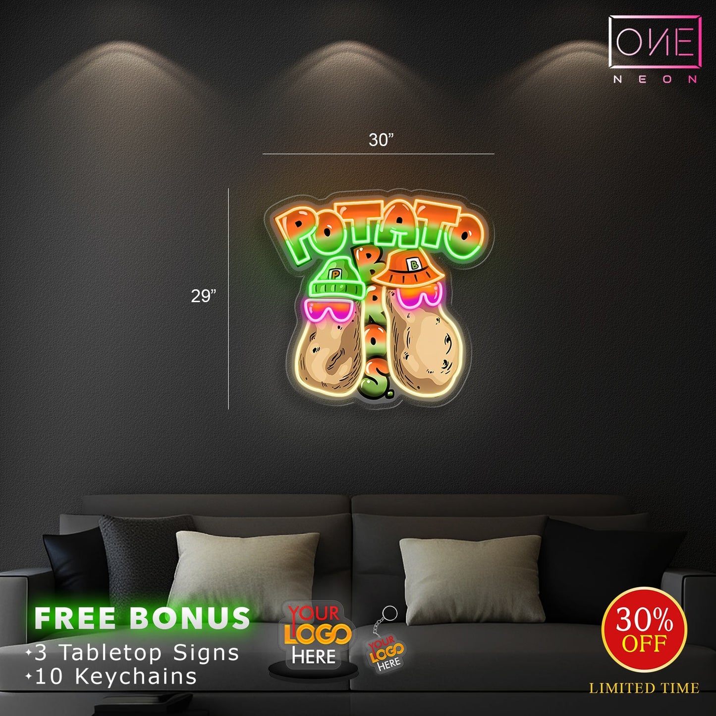 POTATO | LED Neon Sign