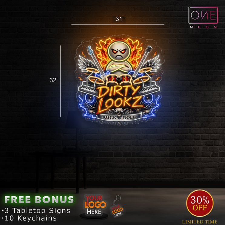 Dirty looks logo | LED Neon Sign