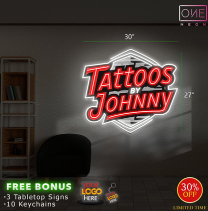 Tattoos by Johnny | LED Neon Sign