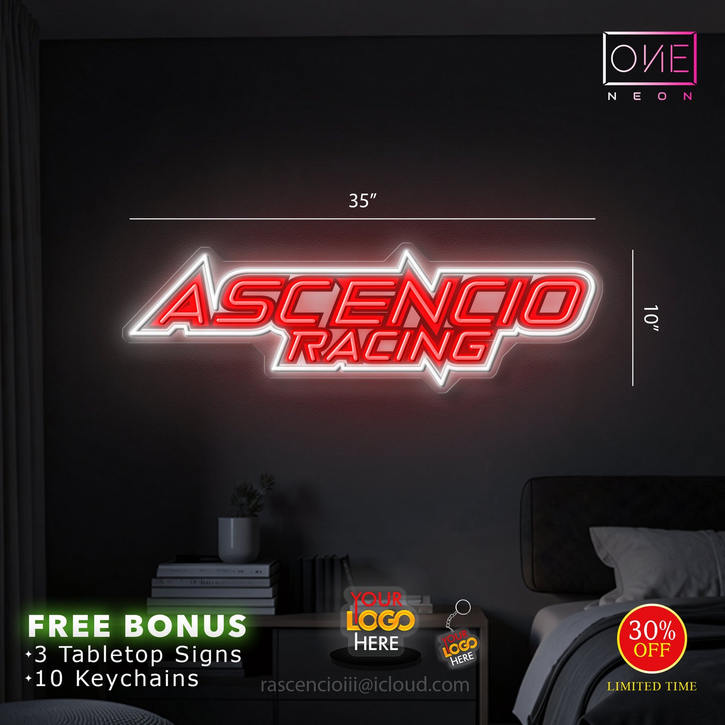 ASCENCIO RACING| LED Neon Sign