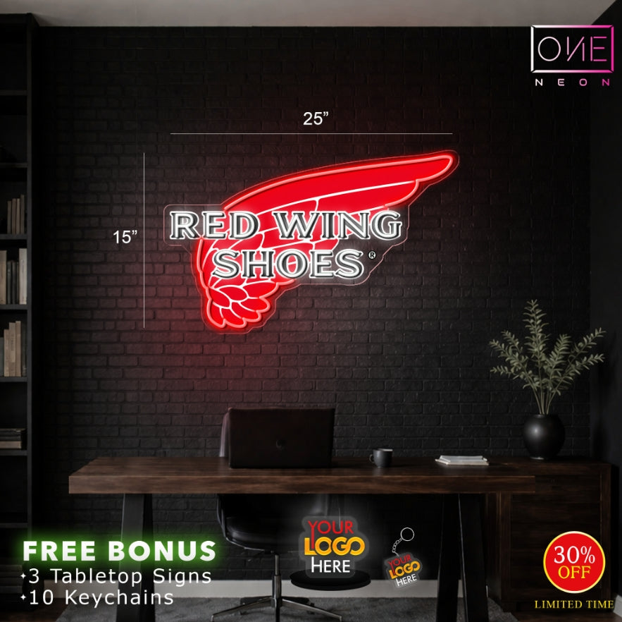 Red Wing Shoes | LED Neon Sign