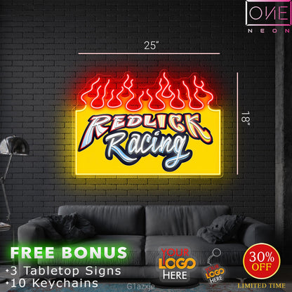 Redlick Racing | LED Neon Sign