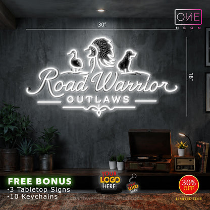Road Warrior Outlaws | LED Neon Sign