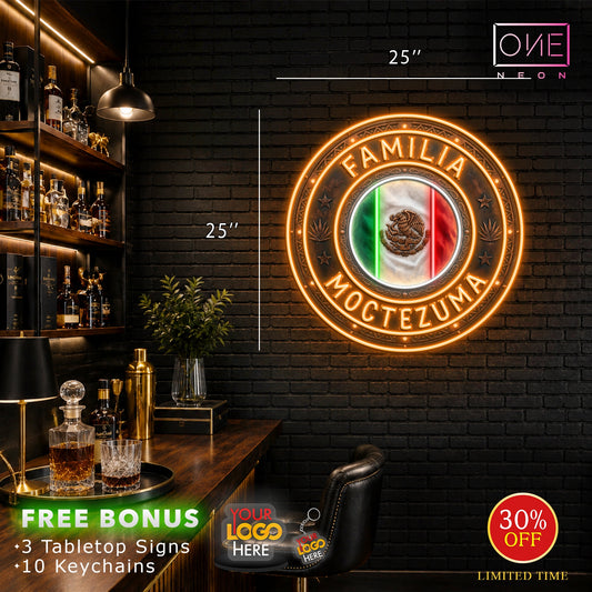 Familia Moctezuma | LED Neon Sign