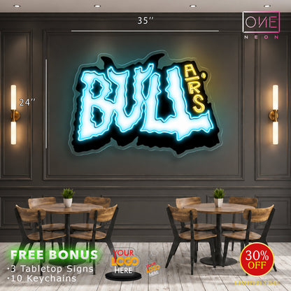 BULL AIRS | 4 LED Neon Signs