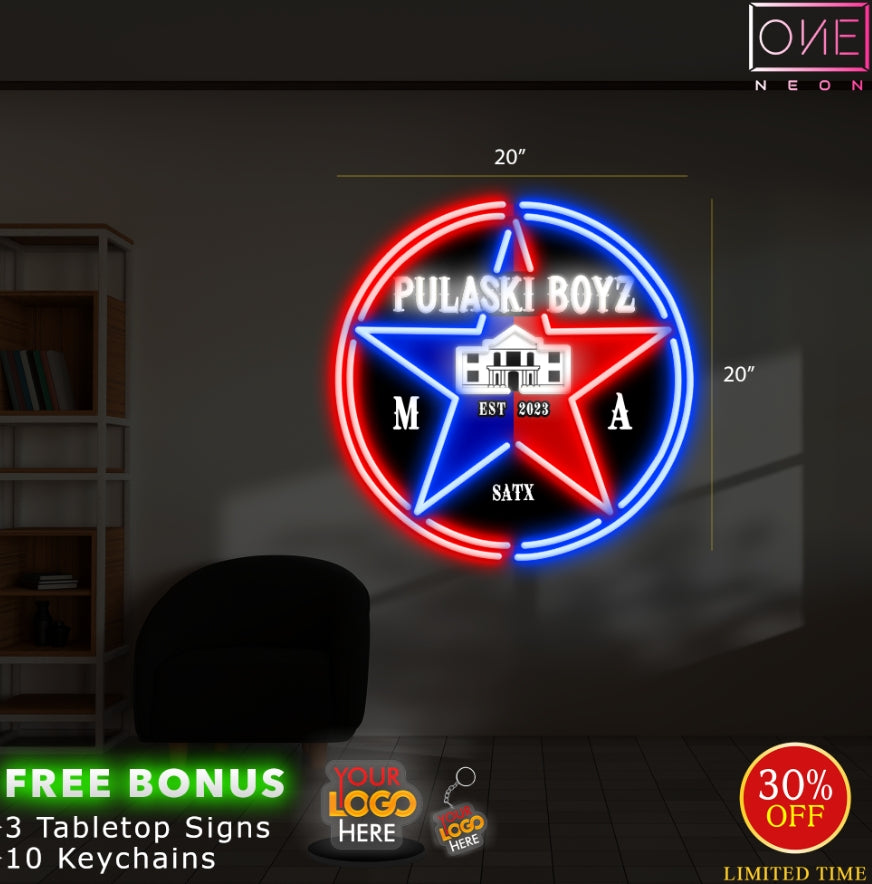 PULASKI BOYZ | LED Neon Sign