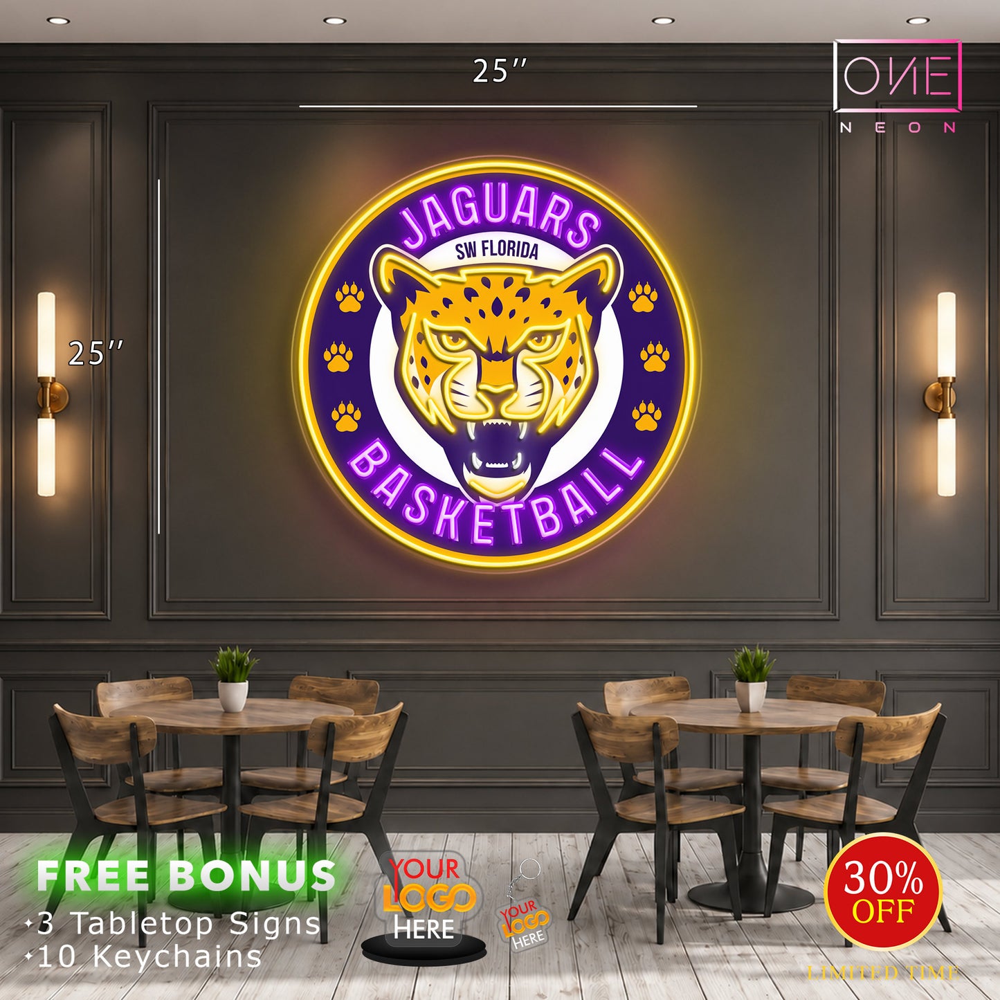 JAGUARS | LED Neon Sign