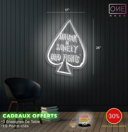 Drunk & Lonely | LED Neon Sign