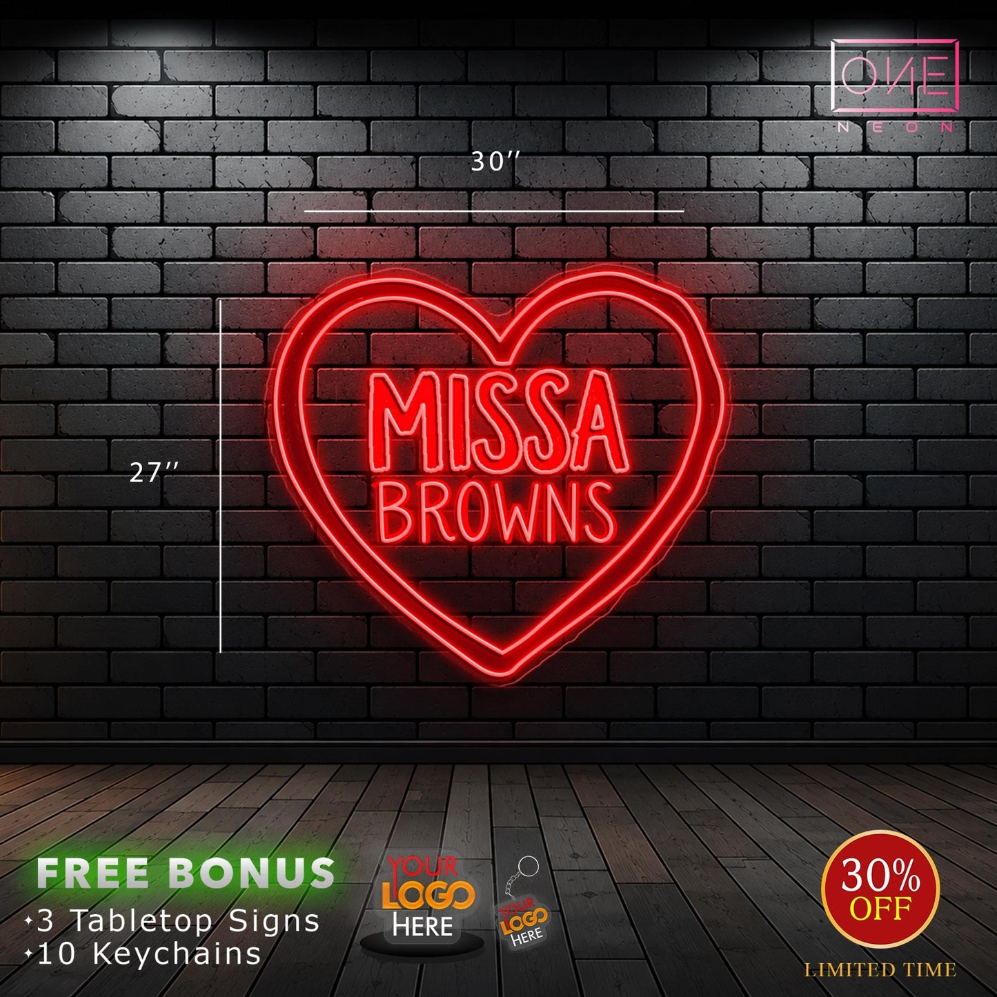 MISSA BROWN   | LED Neon Sign