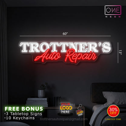 Trottner's Auto Repair ( 2 signs) | LED Neon Sign