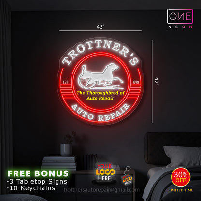 Trottner's Auto Repair ( 2 signs) | LED Neon Sign