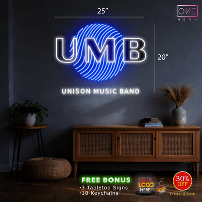 UMB UNISON MUSIC BAND  | LED Neon Sign