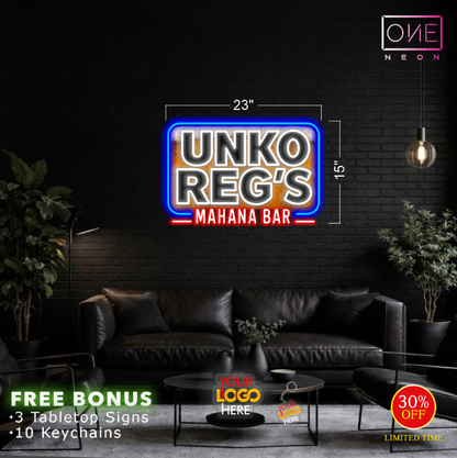 Unko Reg's | LED Neon Sign