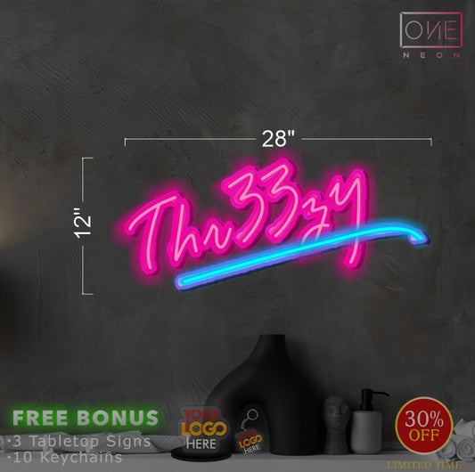 Thr33zy | LED Neon Sign