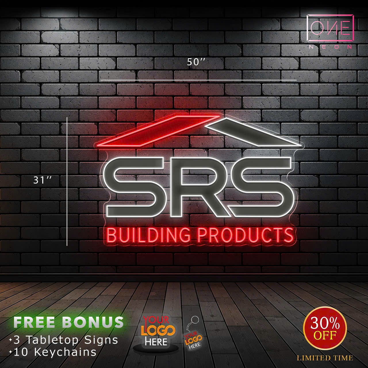 SRS BUILDING PRODUCTS | LED Neon Sign (Copy)